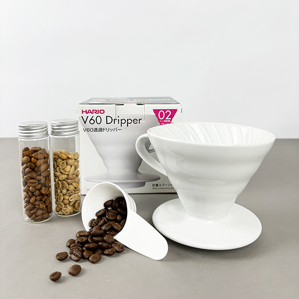 Hario V60 瓷石濾杯(白)