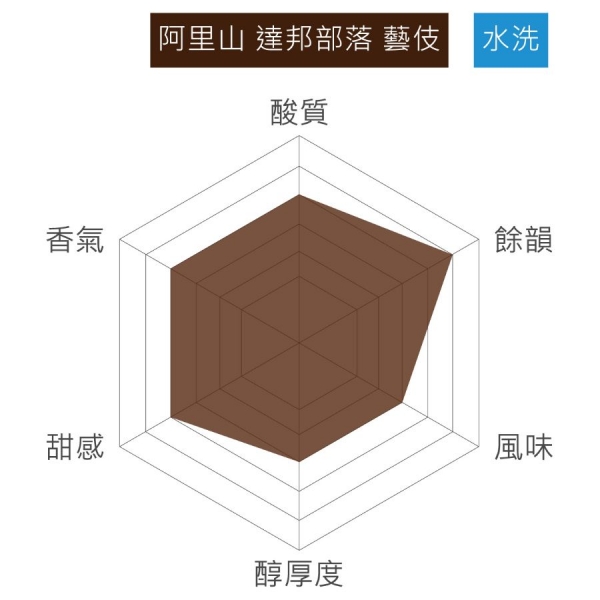 阿里山 達邦部落藝伎水洗 淺焙 